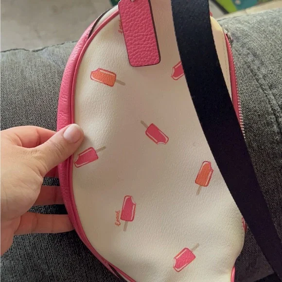 Coach popsicle Pink and white belt bag/ fanny pack - Picture 3 of 11